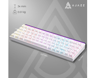 Ajazz NK68 Red Switch biała - 1536378 - zdjęcie 15